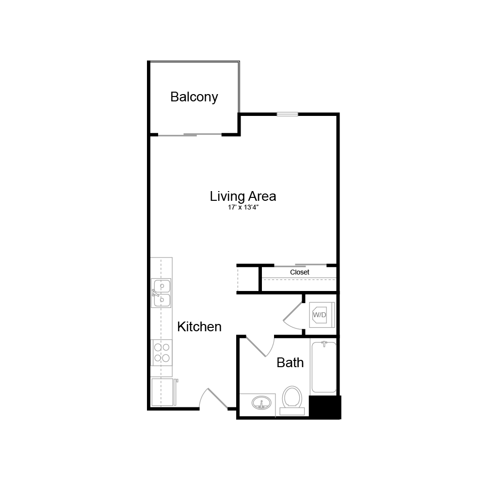 Floor Plan S8 - Studio Floor Plan S8 - Studio