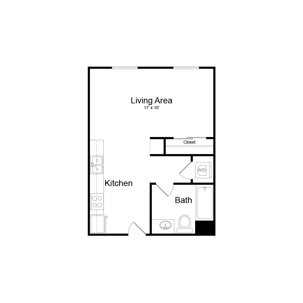 Floor Plan S10 - Studio Floor Plan S10 - Studio